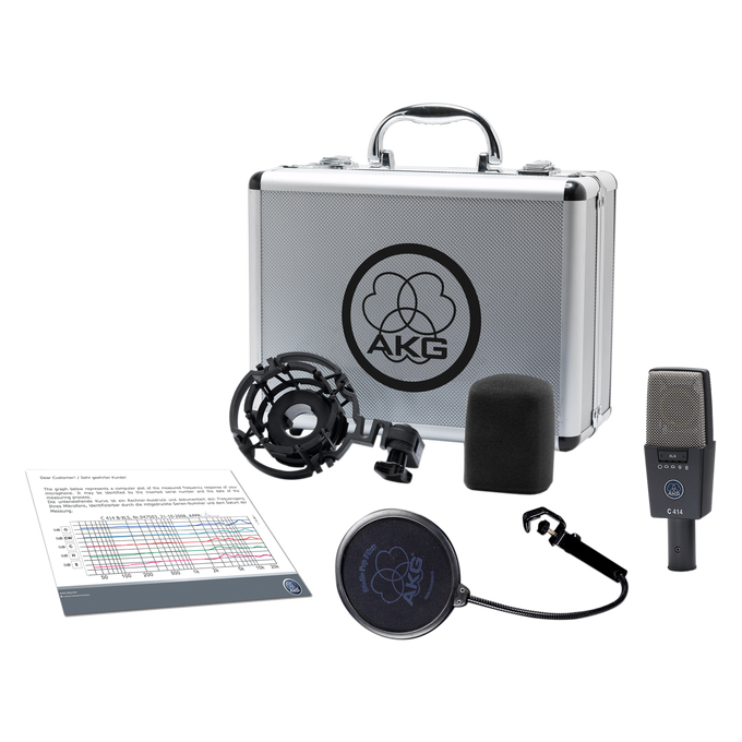 C414 XLS | Reference multipattern condenser microphone