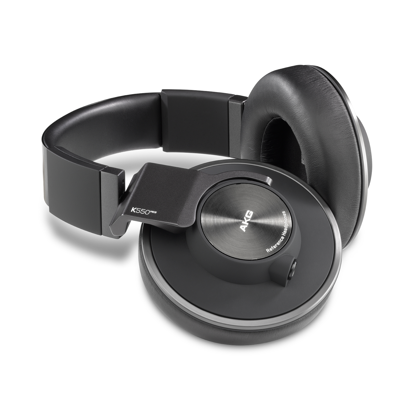 AKG K550 MKIII - Black - Closed-back reference over-ear headphones. - Hero
