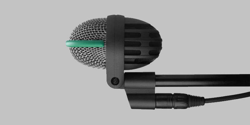 C411 L | High-performance miniature condenser vibration pickup
